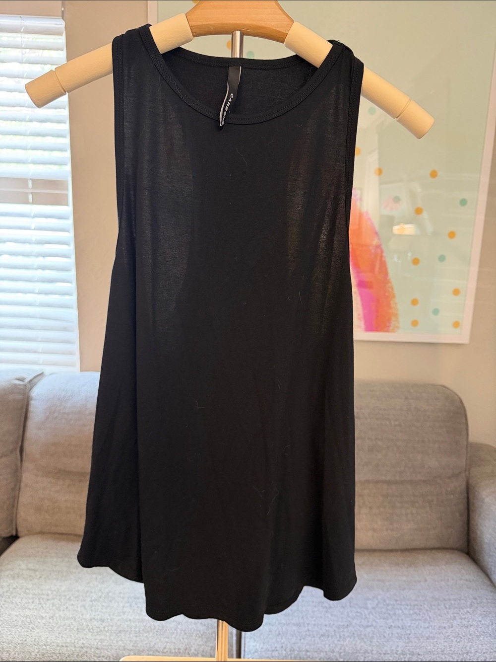 Carbon38 Black Tank Top